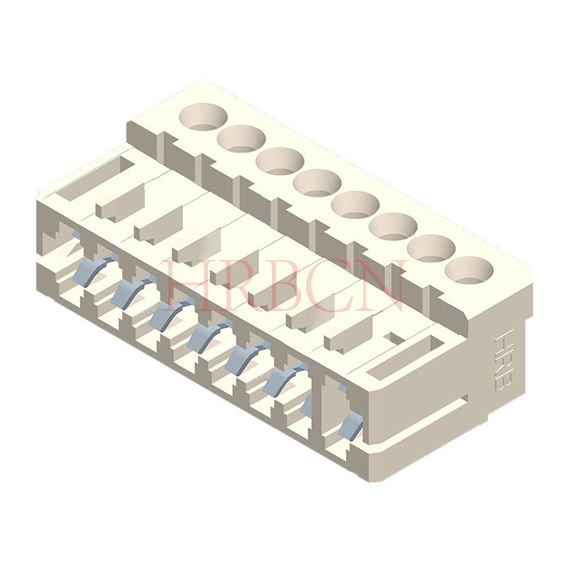 Connettore IDC RAST da 2,5 mm con parete laterale HRB M7239R e M7239 