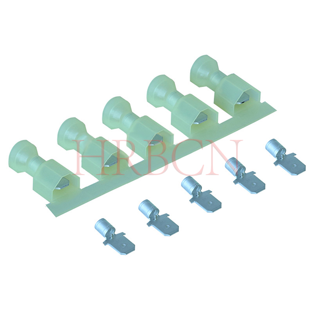 Terminale maschio isolato dritto HRB 6,35 mm AWG12-10 | Serie M6351