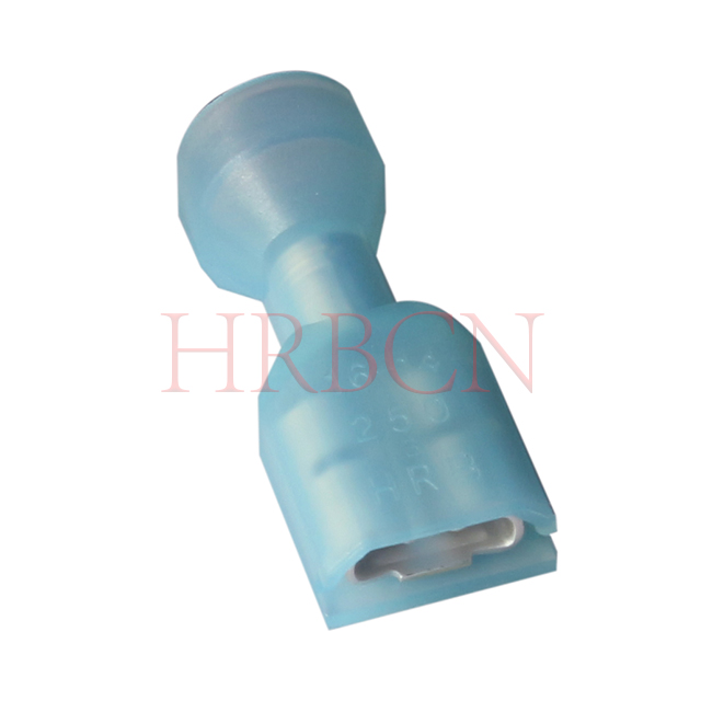 Terminale di disconnessione femmina isolato dritto HRB M6350 6,35 mm 0,250 ' AWG16-14