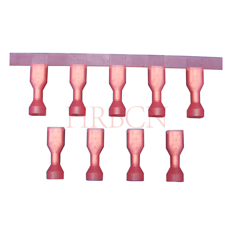 Terminale a disconnessione rapida completamente isolato, diametro 5,84 mm, dimensione linguetta 4,75×0,5 mm