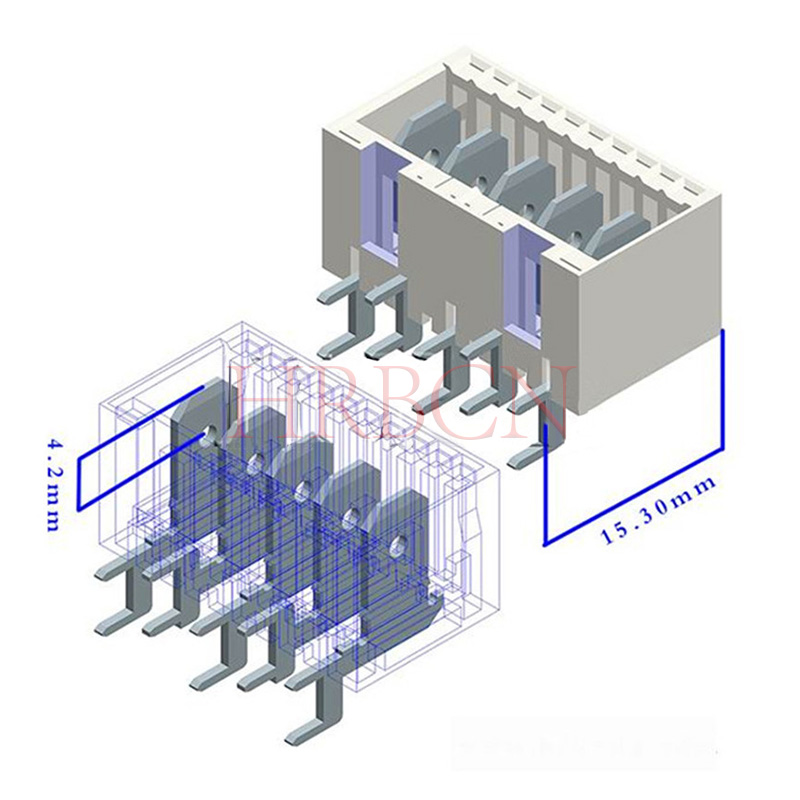 Connettori RAST 5.0 Terminale PCB Intestazione TAB M9402