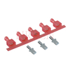 Terminale di disconnessione maschio completamente isolato da 4,8 mm (AWG 22-18)
