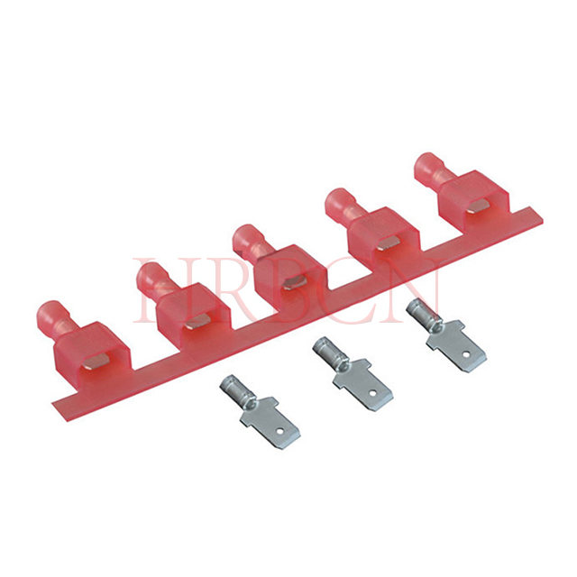 Terminale di disconnessione maschio completamente isolato da 4,8 mm (AWG 22-18)