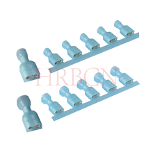 Terminale di disconnessione femmina isolato dritto HRB M6350 6,35 mm 0,250 ' AWG16-14