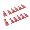 Terminale di disconnessione femmina isolato dritto da 6,35 mm 0,250 pollici AWG22-18 - Connettore HRB