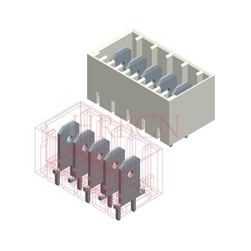 Connettore con intestazione RAST da 5,0 mm M9409 Pin dritto