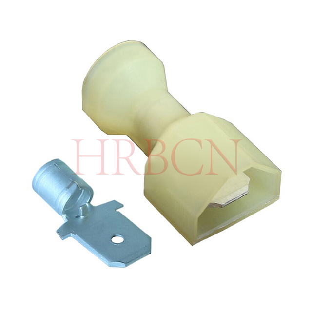 Terminale maschio isolato dritto HRB 6,35 mm AWG12-10 | Serie M6351