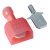 Terminale maschio isolato dritto 6,35 mm(0,205') AWG22-18 0,32-0,82 mm² 