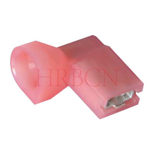 Terminale di disconnessione a bandiera femmina completamente isolato da 4,8 mm (AWG 22-18)