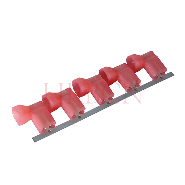 Terminale di disconnessione a bandiera femmina completamente isolato da 4,8 mm (AWG 22-18)