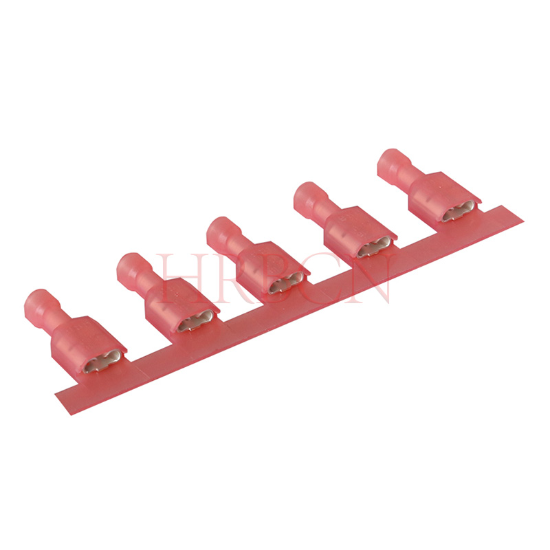 Terminale isolato cablaggio a disconnessione rapida diametro 3,05 mm dimensione linguetta 6,35×0,8 mm