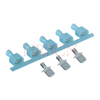 Terminale maschio isolato dritto da 6,35 mm AWG16-14