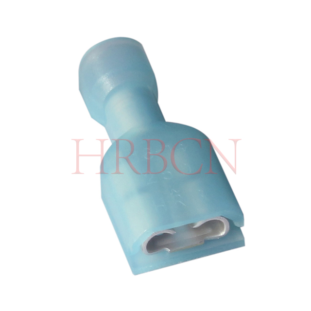 Terminale di disconnessione femmina isolato dritto HRB M6350 6,35 mm 0,250 ' AWG16-14