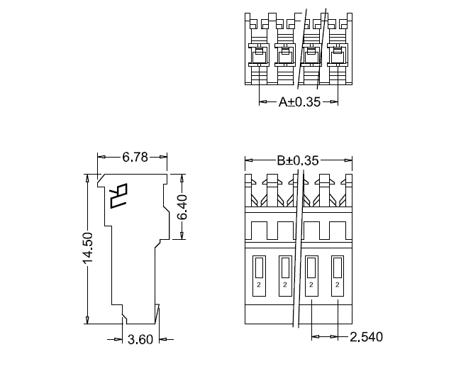 Dimensioni IDC M2051R-N