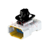 Connettore elettrico filo-filo impermeabile con chiusura a scatto e passo da 3,0 mm HRB