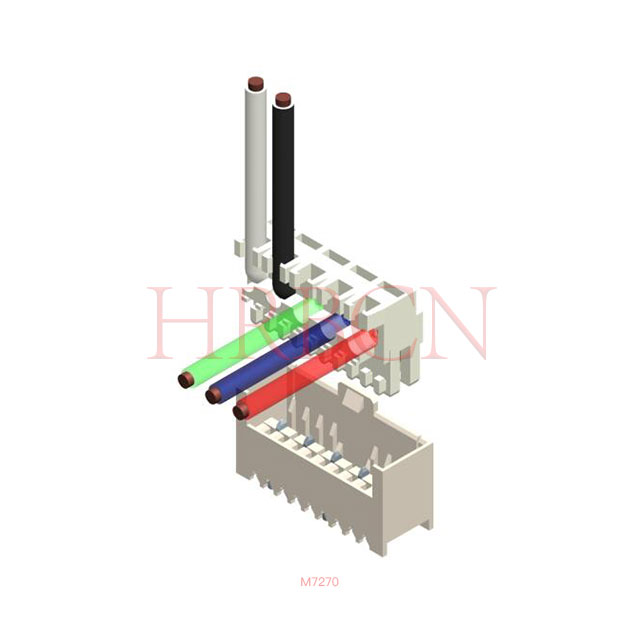 Connettore IDC di alimentazione RAST 2.5 con tecnologia IDT | Connettore HRB M727X