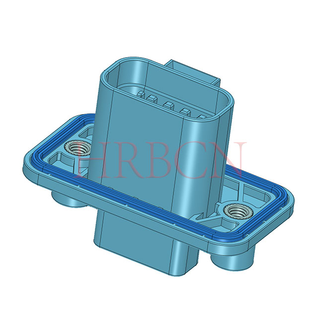 Connettore di alimentazione impermeabile filo-cavo HRB da 4,0 mm con montaggio a pannello