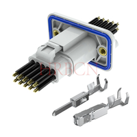 Connettore di alimentazione impermeabile filo-cavo HRB da 4,0 mm con montaggio a pannello