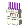 Connettore PCB RAST 5 IDC e vite ad accoppiamento indiretto serie M5038 da 5,0 mm