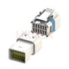 Connettori impermeabili filo-filo da 4-24 pin con passo da 2,0 mm