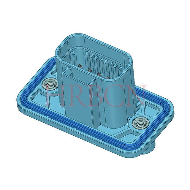 Connettore di alimentazione impermeabile filo-cavo HRB da 4,0 mm con montaggio a pannello