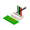 Connettore IDC di alimentazione RAST 2.5 con tecnologia IDT | Connettore HRB M727X