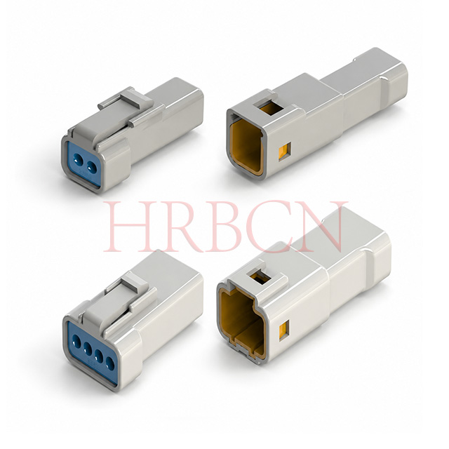 Connettori elettrici impermeabili filo-filo a fila singola passo 2,0 mm