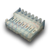 Connettore passante IDC con linguette polarizzanti M2050-NCR (180°)