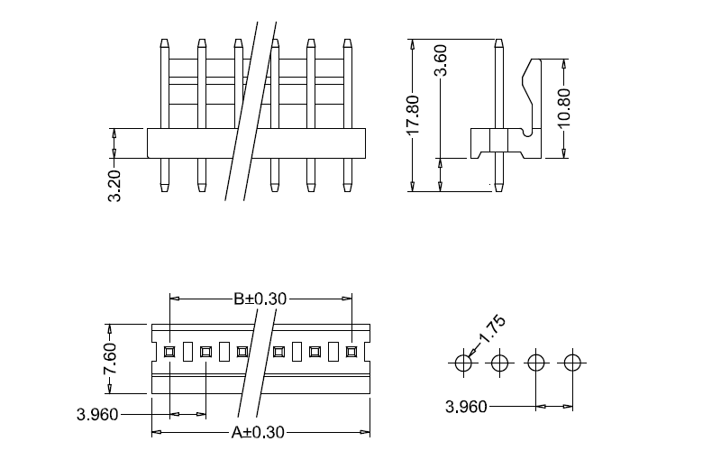 Dimensioni M3695-NK(S).